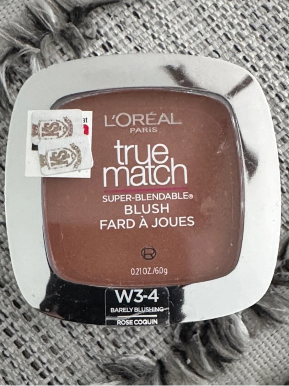 L'Oréal True Match Blush in Warm Brown-Pink (W3-4 Barely Blushing)